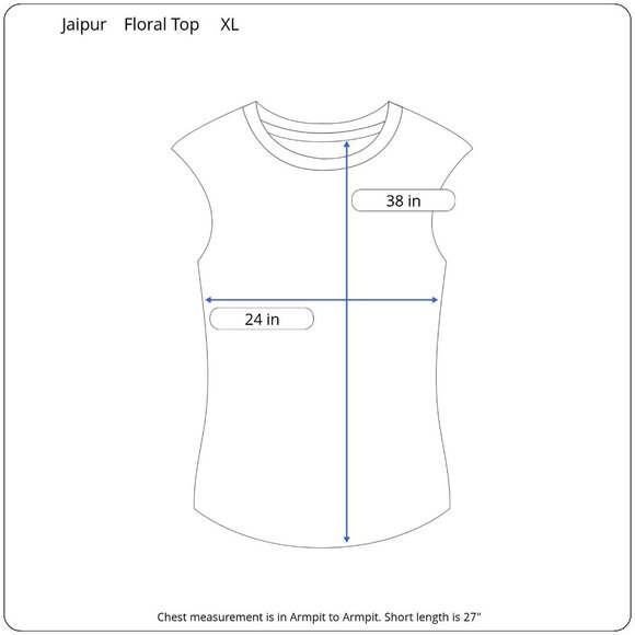 Jaipur XL Sleeveless Boho Top Animal Asymmetric Lightweight Festival Summer - Picture 3 of 9